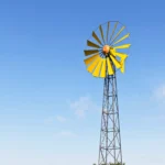 Soyut WindMill 6 Rüzgar Su Pompası