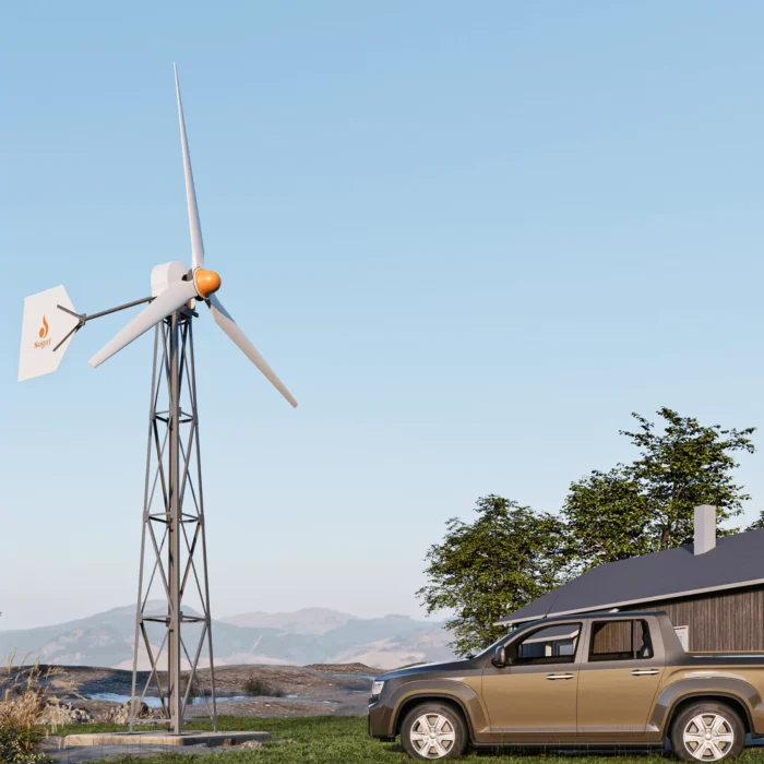 Soyut 5 kW 5 kW rüzgar türbini SoyutWind Ev Tipi Rüzgar Türbinleri