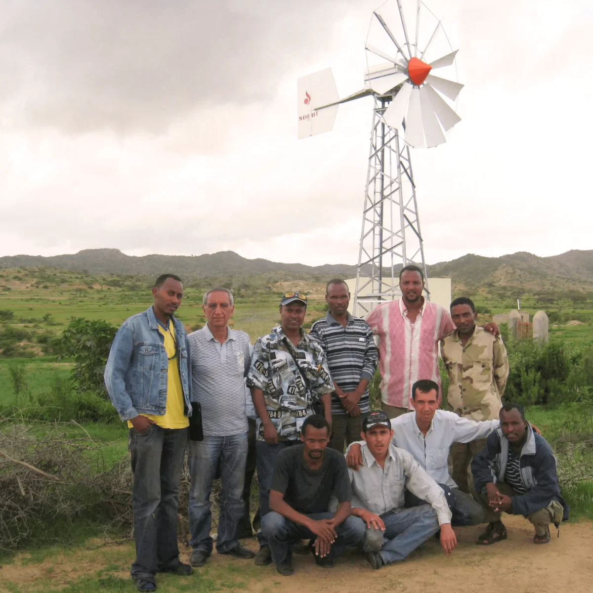 Hakkımızda 10 Afrika, Soyut WindMill
